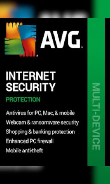 AVG Internet Security (PC, Android, Mac) - 3 Devices 3 Years