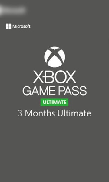 Xbox Game Pass Ultimate 3 Months Xbox Live