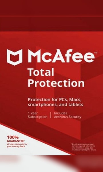 McAfee Total Protection Multidevice 5 Devices 1 Year