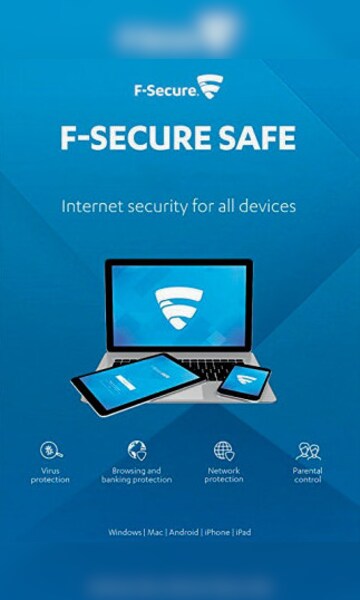 F-Secure Internet Security (formerly SAFE) (PC, Android, Mac) 1 Device, 3 Years