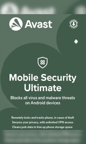 Avast Ultimate (Android) 1 Device, 1 Year