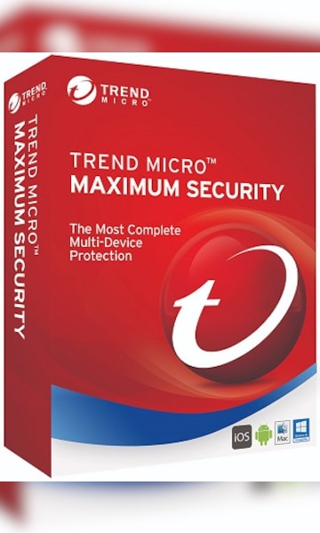 Trend Micro Maximum Security (5 Devices, 3 Years)