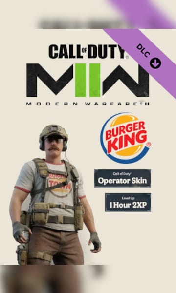 Call of Duty: Modern Warfare II - Burger King Operator Skin + 1 Hour 2XP